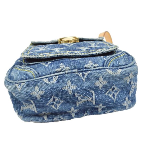 LOUIS VUITTON CAMERA BAG CROSSBODY INDIGO MONOGRAM DENIM - Picture 10 of 12
